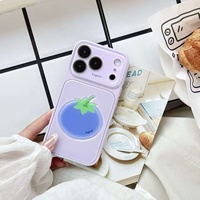 DIY Aanpasbare Hot Trending Case voor iPhone 18 17 Pro Max 3D Fruit Design Camera Cover Lensbeschermer Camera Knop Stootbestendig