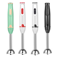 Mixeur Plongeant Électrique 500W à 2 Vitesses avec Lame en Acier Inoxydable pour Aliments Bébé, Soupes et Sauces