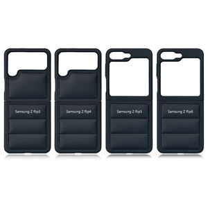 Pour <span class=keywords><strong>SamSung</strong></span> Z Fold&Flip 3 - 6 Series Étui de téléphone en duvet avec rembourrage doux TPU Plus PU Noir Housse de téléphone pour <span class=keywords><strong>SamSung</strong></span> Z Series - Product Image 5