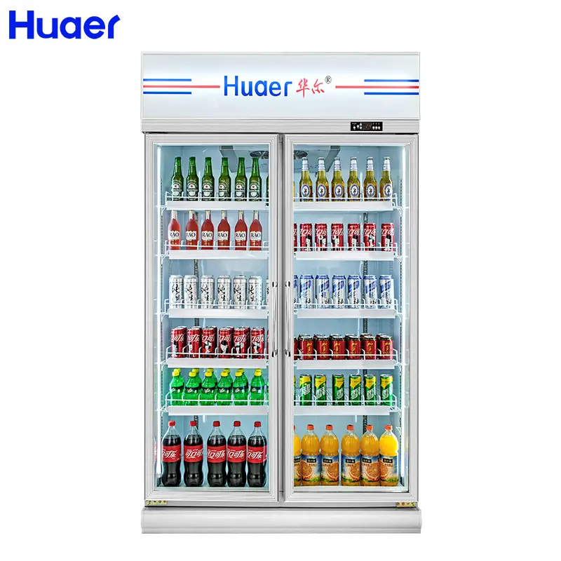 CE Phật Sơn Thương Mại Tủ Lạnh Đồ Uống Hai Cửa Lạnh Uống Cooler
