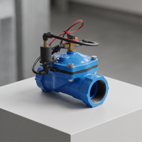 Vanne de commande solénoïde 3'' à extrémité filetée droite BSP/NPT, type diaphragme, pour l'eau et l'irrigation