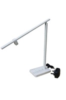 Lampe de table LED 4 lumières parfaite avec interrupteur rotatif, intensité réglable, loupe/lunette grossissante pour bijoux et gemmes blanches