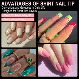 600pcs Glossy Almond Soft Gel <strong>Nail</strong> Tips Full Cover 12 Sizes Nude <strong>Nail</strong> <strong>Extra</strong> <strong>Long</strong> False <strong>Nails</strong> - Product Image 6