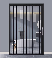 Porte pliante magnétique à installation rapide, étanche, moderne, pour petit appartement, cuisine, salon, cloison.