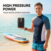 High Pressure air Pump LED Screen Inflation Deflation air Pump Inflatable Raft air Pump for SUP Board Air Mattress Tent Car Tire