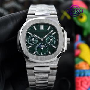 <span class=keywords><strong>Reloj</strong></span> Mecánico Automático de Lujo <span class=keywords><strong>Patek</strong></span> Serie 5740 para Hombre, Multifunción, Resistente al Agua, con Correa de Acero Inoxidable - Product Image 2