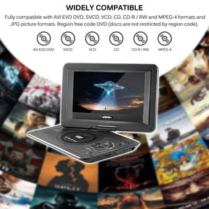 Đầu <span class=keywords><strong>DVD</strong></span> Di Động Màn Hình Xoay HD 10.1 Inch Cho Xe Hơi Và Trẻ Em Đầu <span class=keywords><strong>DVD</strong></span> Di Động Có Thể Sạc Lại Với TV Hỗ Trợ USB/SD/Tay Cầm Chơi Game - Product Image 5
