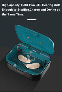 Boîte de stérilisation pour appareil auditif UVC, alimentée par USB, séchage et stockage pour accessoires d'appareil auditif, utilisation domestique et automobile - Product Image 2