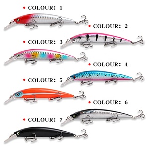 Esche <span class=keywords><strong>Artificiali</strong></span> Affondanti per la <span class=keywords><strong>Pesca</strong></span> a Lancio, Esca Dura Artificiale da 152mm/36g, Minnow con Ami per la <span class=keywords><strong>Pesca</strong></span> al Bass - Product Image 6