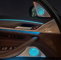 Pour BMW Série G01 G02 Nouvelle X3 X4 – Cache-haut-parleur LED pour voiture, tweeter avec éclairage d'ambiance 11 couleurs, son stéréo HiFi, 12V 36W, intérieur
