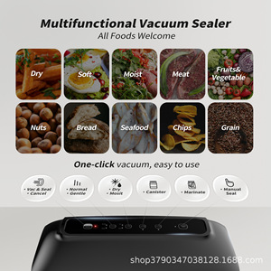 Machine de conservation alimentaire sous vide 80Kpa à aspiration continue avec fil chauffant de 30 cm - Product Image 4