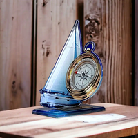 Trophée du championnat du monde de voile de 1/4 "d'épaisseur sur mesure en acrylique Yacht Racing Fastest Lap Award