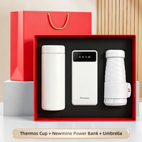 Coffret Cadeau d'Affaires de Luxe Personnalisé 3-en-1 avec Logo, Sac et Gobelet Isotherme – Accessoires Quotidiens 2026