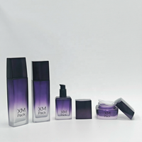Bouteilles en verre de qualité supérieure avec finition mate, 50g, 40ml, 100ml, 120ml, emballage cosmétique pour crème pour le visage, lotion, fabrication sur mesure