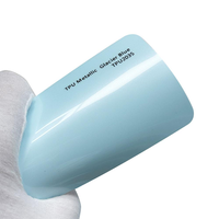 Film de protection de peinture (PPF) en TPU Bleu Glacé auto-réparant, résistant aux UV, anti-jaunissement, pour carrosserie de voiture, personnalisable OEM, garantie 8+ ans