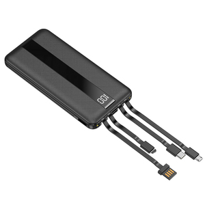 Batterie externe Li-Polymère OEM à chargement rapide 10000mAh PD20W QC18W, colorée, taille moyenne, avec logo personnalisé et LED, pour la maison intelligente - Vente en gros - Product Image 4