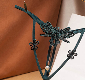 Tanga Sexy con Perlas que Estimulan el Punto G, Mini Micro Bikini Transparente para Mujer, Lencería, Ropa Interior, Mosaico para Baño - Product Image 3