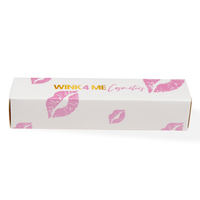 Boîtes Cadeaux de Luxe Blanches Personnalisées à Logo, Dorure à Chaud Feuille d'Or pour Emballage Cosmétiques, Parfums, Rouge à Lèvres et Brillants à Lèvres