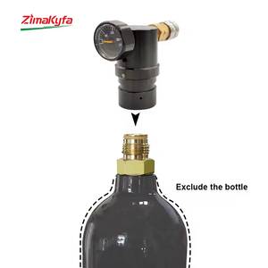 HPA Micro MR GEN2 Air Regulator US Foster Female Coupler 300psi Pressure <b>Gauge</b> Remote Coil Hose 40PSI-200PSI Pneumatic Tools - Product Image 6