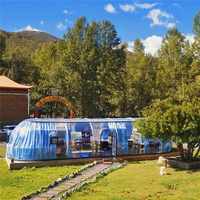 Dôme Igloo Transparent Luxe « Full House » en PC, Maison Bulle d'Extérieur pour Glamping et Restaurant, Design Premium