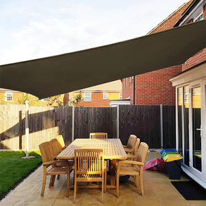 Voile d'ombrage rectangulaire grand format pour cour 4x6m, protection solaire et anti-<span class=keywords><strong>vent</strong></span>, 90% d'ombrage extérieur - Product Image 6