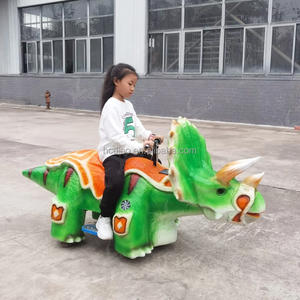 Dinosauri Cavalcabili Ricaricabili Elettrici Animatronici Giocattoli Dinosauro Scooter con Luci e Timer per Bambini - Product Image 4