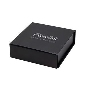 Scatola di Cioccolatini in Cartone Rigido Ecologico con Laminazione Opaca Soft Touch di Lusso, Artigianale, <span class=keywords><strong>per</strong></span> Alimenti, 9 Pezzi di Tartufi e Praline - Product Image 2