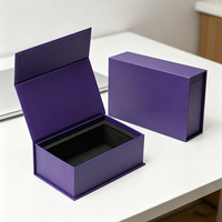 Boîtes à vêtements rigides pliables magnétiques de luxe personnalisées, emballage en carton recyclable, boîte cadeau avec couvercle magnétique
