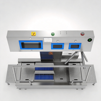 Tourniquet d'hygiène automatique SUS304 avec station de lavage et de désinfection des mains et des bottes certifiée CE pour l'entrée des ateliers de transformation de viande