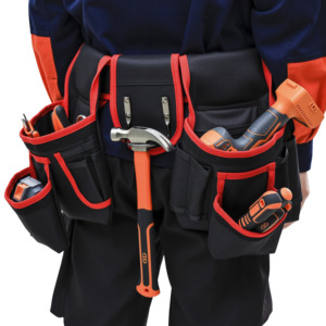 Sac à outils <span class=keywords><strong>Veto</strong></span> Pro Pac avec logo personnalisé, pochette à outils imperméable et résistante avec 15 à 19 poches pour électricien, technicien en climatisation - Product Image 2
