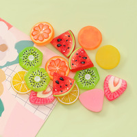 Realistiche fruitschijfjes DIY siliconen mallen voor hars sieraden, slime charms en schoenclips