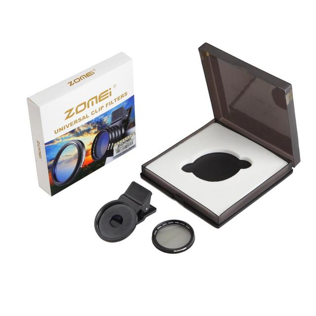 Zomei Camera Phone Lens Filters 37mm Glass ND2-400 Variable ND Star and CPL Close-Up Filters