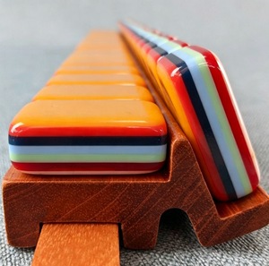 Juego de Mahjong americano acrílico de 7 capas, diseño de Walk With <span class=keywords><strong>Me</strong></span>, azulejos Mahjong 160 personalizados de lujo tallados - Product Image 3