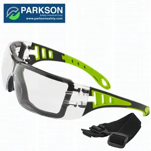 Lunettes de sécurité industrielles avec logo personnalisé, monture en PC, lentilles anti-impact et anti-rayures, équipement de protection individuelle - Product Image 6