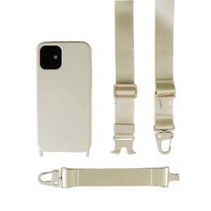 Étuis de luxe pour téléphone portable en silicone, tressés, avec <span class=keywords><strong>cordon</strong></span> plat, modulaires, étanches, antichoc et anti-UV, pour port croisé ou en bandoulière - Product Image 3