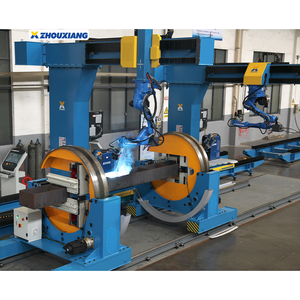 Zhouxiang Structures <span class=keywords><strong>m</strong></span>étalliques sans programmation <span class=keywords><strong>Poutre</strong></span> en acier Mig Weld Robot Workstation - Product Image 3