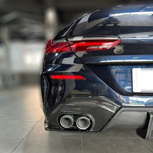 Para <span class=keywords><strong>BMW</strong></span> <span class=keywords><strong>8</strong></span> series M Sports G14 G15 G16 labio frontal de fibra de carbono con luces LED difusor trasero labio de parachoques - Product Image 4