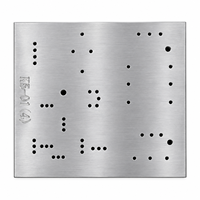 Pièces usinées sur mesure CNC non standard, usinage de plaques métalliques perforées de précision industrielle, traitement de surface, service OEM K5-01