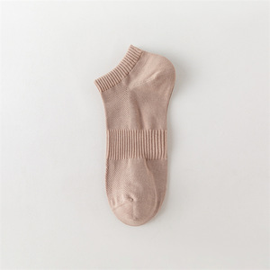 Calcetines de barco de negocios antibacterianos, antiolor y absorbentes de sudor de malla de algodón puro de verano - Product Image 3