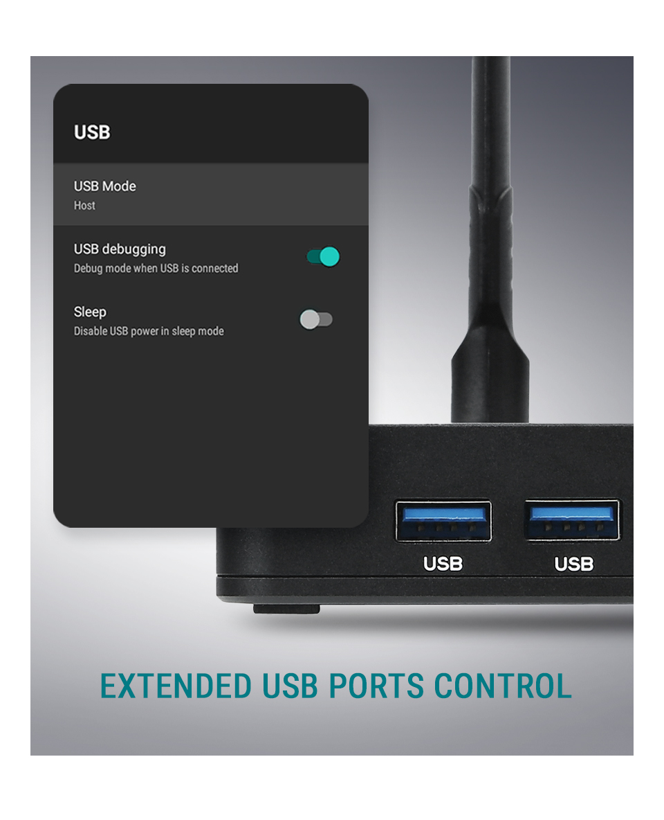 Ugoos AM9 Pro Android 14 Smart NPU AI TV Box 4GB LPDDR5 64GB Amlogic 905X5-J Quad Core 1000M LAN 4K WiFi 6 H.266 AV1 Décodeur TV