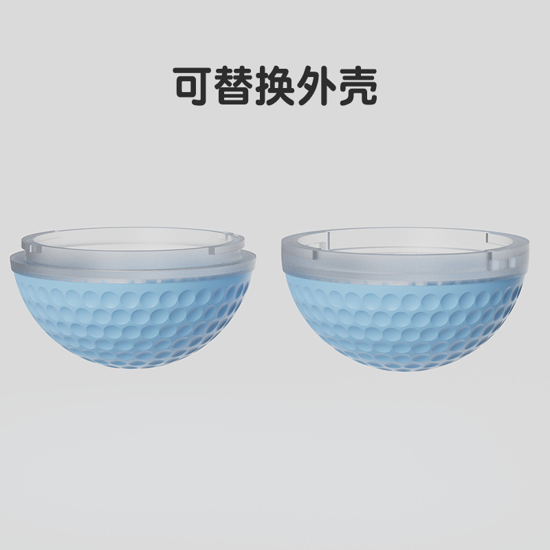 Sky blue-ball replacement shell]