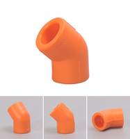 Coude de tuyauterie en PPR vert, coloré, 20-110 mm, 45 degrés °   Coude