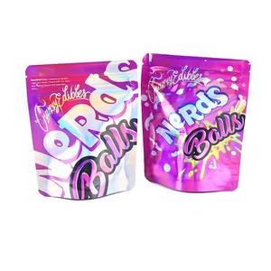 Imprimé personnalisé Unique Spécial Découpé Forme Irrégulière Comestible Cali Packs 8e Bouchon Anti-Odeur 3.5 Die Cut Mylar Sacs avec Boîtes - Product Image 6