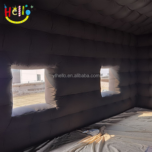 Customized Inflatable <strong>Cinema</strong> Tent Outdoor Rain-proof Movable Movie Inflatable air Structure Black Cube <strong>Building</strong> for Sale - Product Image 5