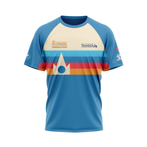 T-shirt de sport pour homme OEM/ODM, coupe décontractée, manches courtes, séchage rapide, haute qualité, grammage lourd, personnalisable, uni, vente en gros - Product Image 1