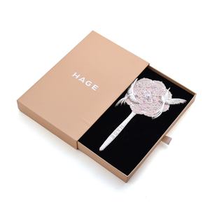 Manufacture High Quality Chinese Ancient Design Debossed Logo Fashion Unique Handle <b>Mirror</b> - Product Image 2