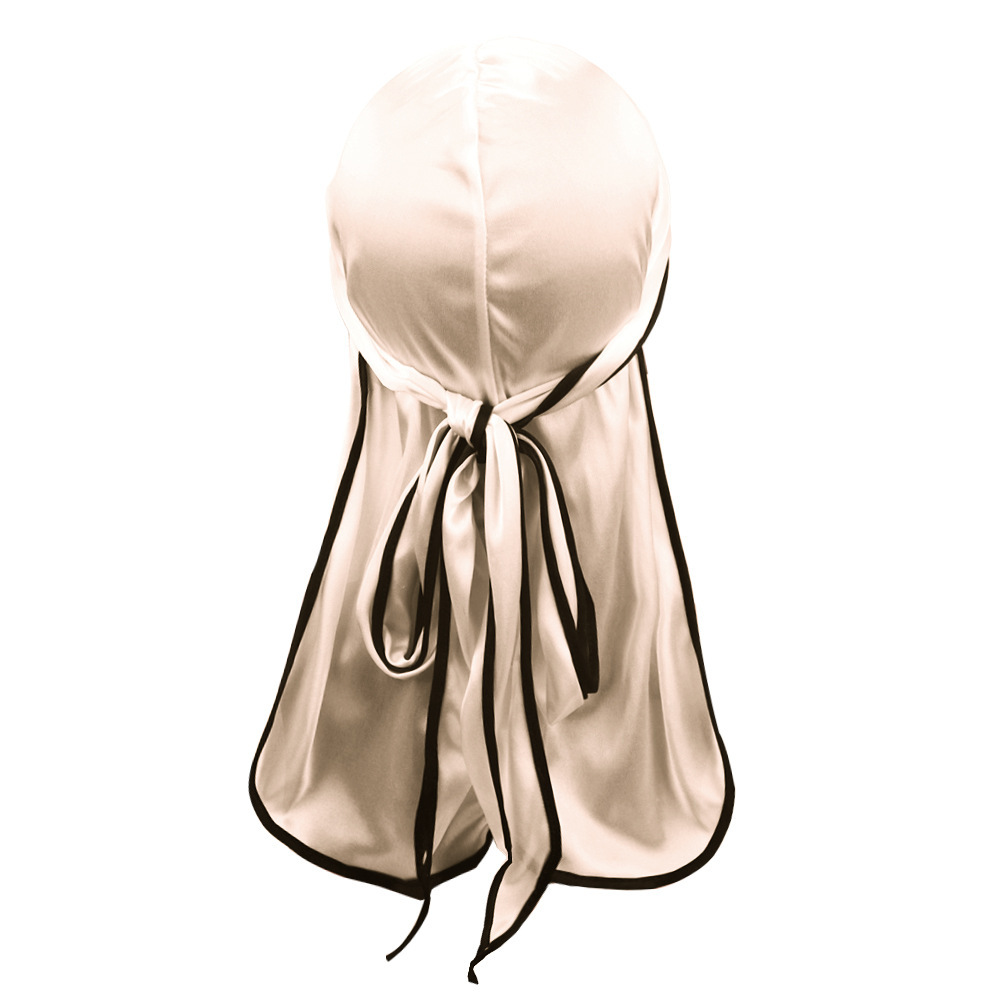 Beige with black edges