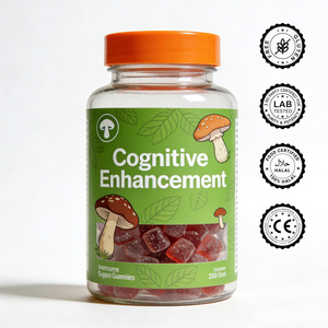 きのこグミ 高純度きのこエキス カスタム配合 プライベートブランド製造 OEM COA ISO オーガニック認証済み - Product Image 1