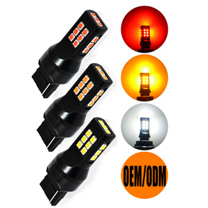 Lámpara de señal LED T20, Canbus 1156 BA15S P21W BAU15S 1157 BA15D 7440 7443 2835 21SMD, señal de giro sin errores, brújula nueva - Product Image 1