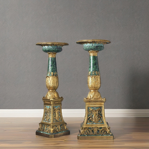 Collection de pierres précieuses pour la décoration intérieure moderne Malachite un modèle de pierre de beauté naturelle verte enchantée Harmonie verdoyante pour objets décoratifs - Product Image 1